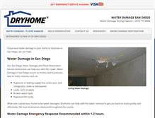 Tablet Screenshot of dryhomesd.com